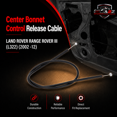 Center Bonnet Control Release Cable FSE000041  Compatible With LAND ROVER RANGE ROVER III (L322) (2002 -12)