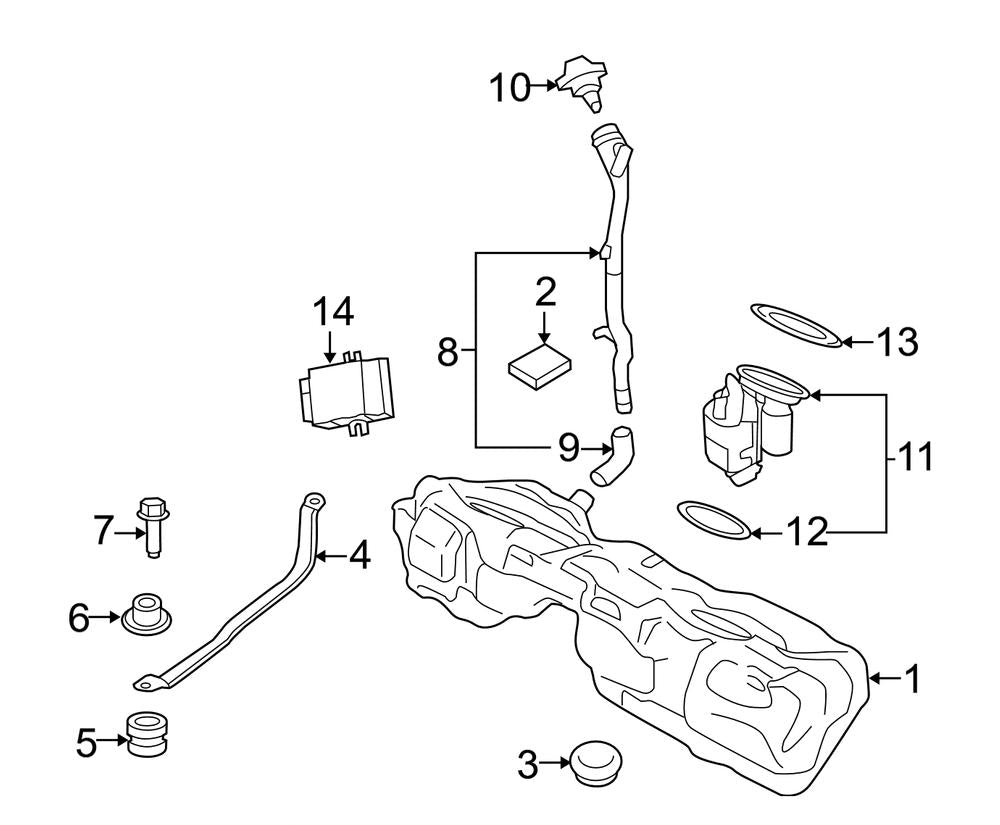 16117344066 Fuel Pump For BMW 3  Series F30 Tag-F-60