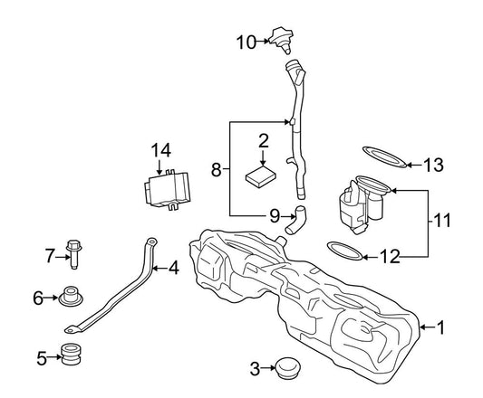 16117344066 Fuel Pump For BMW 3  Series F30 Tag-F-60