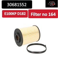 Fuel FILTERS E100KP D182 & E100KP01 D182 & 31273979 & KX393D 30681552 30794824 31273979 31336192 31342920 Compatible With  VOLVO S60 II (134) & S80 II (124) & V40 Hatchback (525) & XC60 I SUV (156) Tag : 164