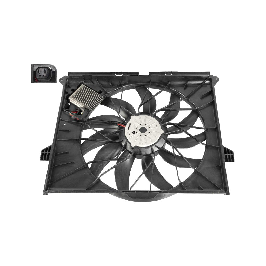 Electric Engine Radiator Cooling Fan Assembly 1645000093 Compatible With Mercedes Benz W164 W850