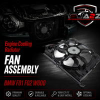Engine Cooling Radiator Fan Assembly 17417589028 Compatible With BMW F01 F02 W600