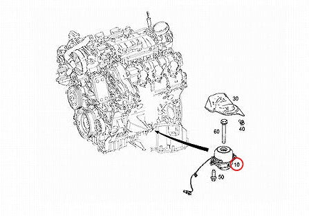 Engine Mount Compatible With MERCEDES-BENZ C-CLASS W205  Engine Mount  Left 2052406617  & Right 2052406717