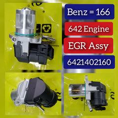 Exhaust Gas Recuperation EGR Assembly (642 Engine) 6421402160 A6421402160 642140216080 Compatible With MERCEDES BENZ W166 & GL350, ML350, E350, GLS350d ,E350 ,S350 3.0L S63 AMG 5.5L V8