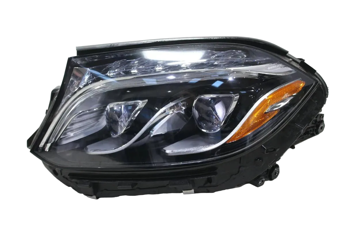 Complete Headlight Set Left 1668202700 & Right 1668202800 Compatible With Mercedes Benz W166 (2016-19)