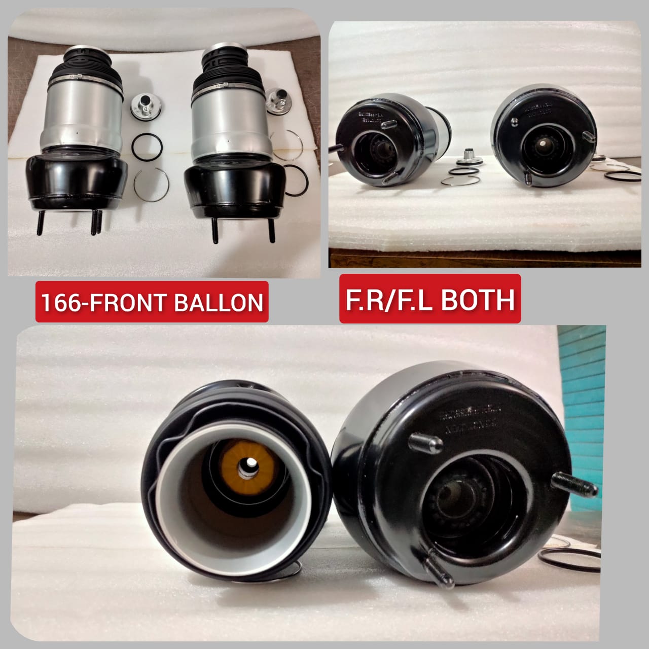 Front Left Air Suspension Air Spring Compatible 1663202513 1663204966 1663207313 With MERCEDES-BENZ GL-CLASS (X166) & GLS (X166)