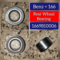 Rear Wheel Bearing 1669810006 A1669810006 Compatible With MERCEDES-BENZ GL-CLASS (X166) & GLE (W166)  & GLS (X166)