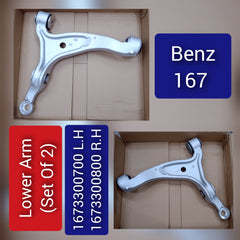 Front Lower Arm Left 1673300700 & Right 1673300800 Compatible with MERCEDES-BENZ GLE (V167) & GLS (X167) W167