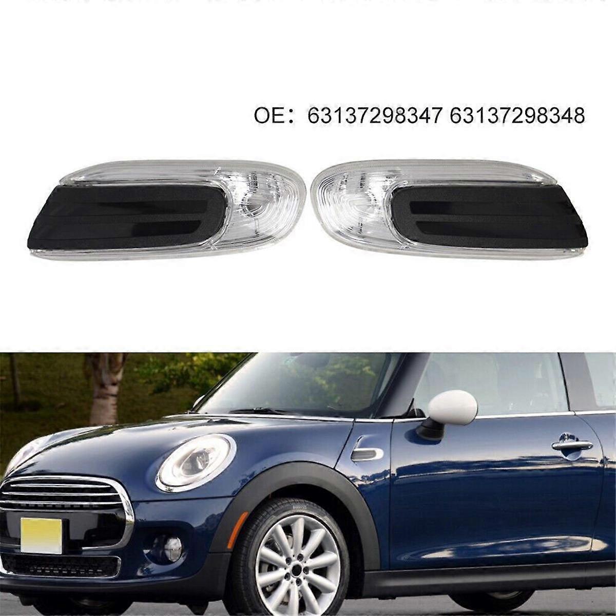 Front LED Turn Signal Light Left 63137298347 & Right 63137298348 Compatible With Mini Cooper F55