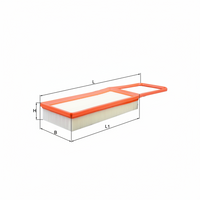 Air Filter 13718626739 Compatible With BMW F15 F18 F20 F02
