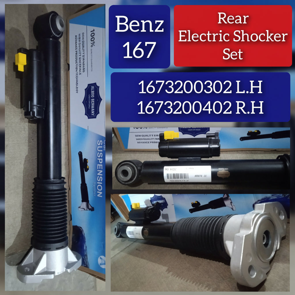 Rear Electric Shock Absorber Strut Left 1673200302 Right 1673200402 Compatible With Mercedes-Benz GLS 450