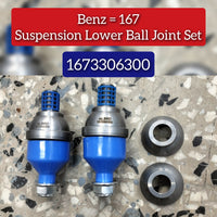 Front Lower Ball Joint Right & Left 1673306300 Set Compatible With MERCEDES-BENZ GLE (V167) & GLS (X167)