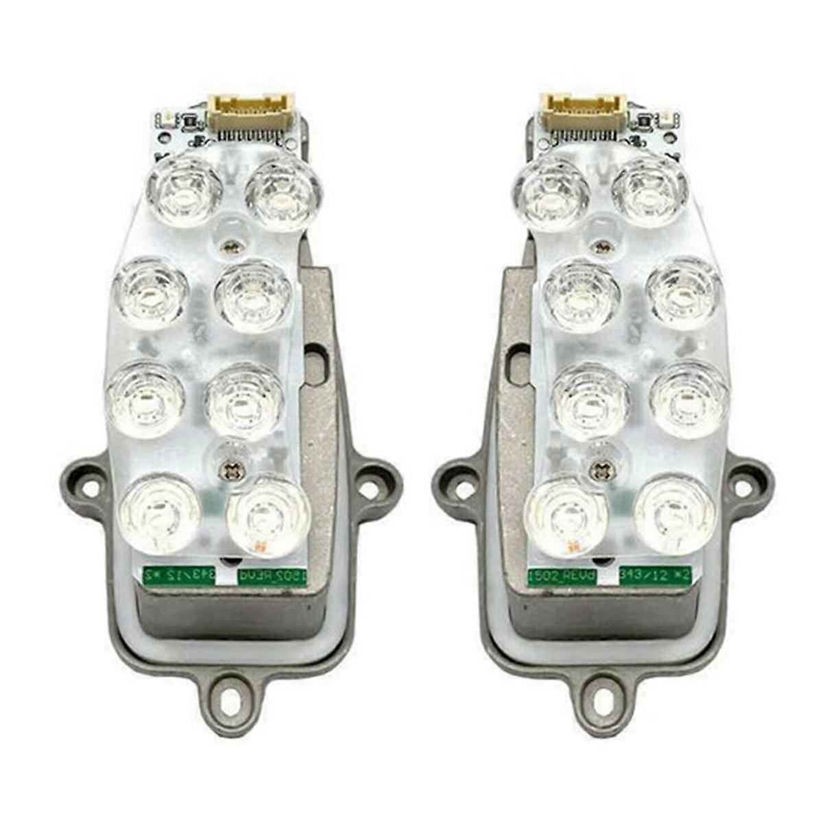Headlight LED Turn Signal Module Blaster Left & Right Set 63117339057 63117339058 Compatible With BMW F01 F02 F03 LCI