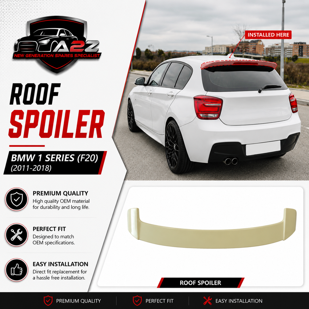 Roof Spoiler Compatible With BMW 1 SERIES (F20) (2011-2018)