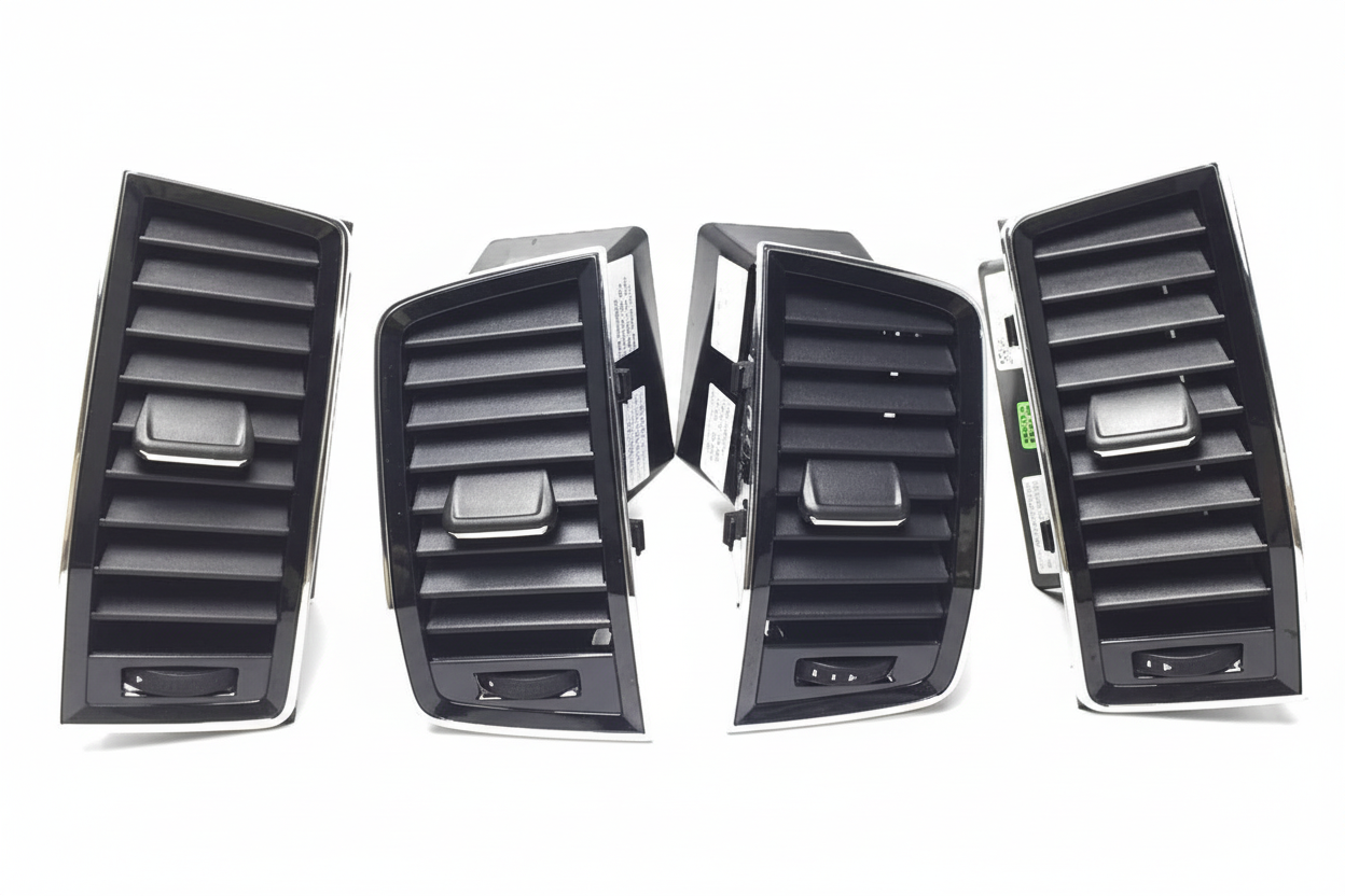 Black Ac Vent Grille Assembly Center-Left 56G820951 & Center-Right 56G820952 & Right 56G819702 & Left 56G819701 Compatible With Skoda KODIAQ