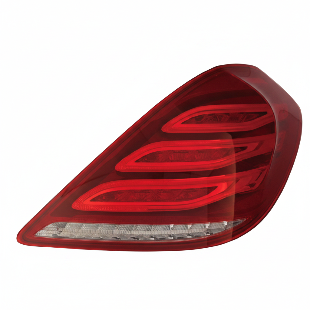 Tail Light Rear Lamp Compatible With MERCEDES-BENZ S-CLASS (W222, V222, X222) 2015-2017 Tail Light Rear Lamp Left A2229065401  & Right A2229065501