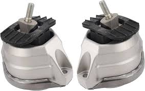 Engine Motor Mount Set Compatible With BMW 5 Series E60 Engine Motor Mount Left 22116761089 & Right 22116761090