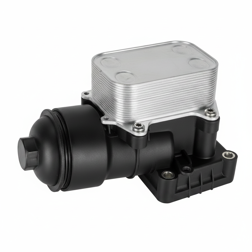 Oil Cooler Assembly 03P115389A 03P115389 03P115389B Compatible With VW Fabia, Roomster, Ibiza, Polo Tag-O-77