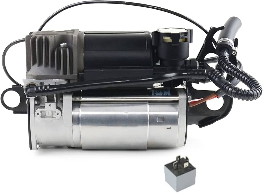 Air Suspension Compressor Pump 7L0616007 7L0616007H 7L0698007A Compatible With PORSCHE CAYENNE 9PA & VW TOUAREG 7LA