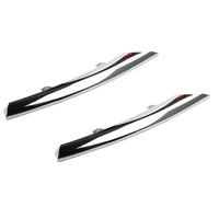 Fog Lamp Cover Chrome Left  C2D3570 & Right C2D3571 Compatible With Jaguar XJL (2010-2015) Tag No.604