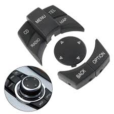 CIC iDrive Multimedia Trims Control Button Cover 65829206446 - C Compatible with BMW 5 Series F07 F10 & 7 Series (F01 F02 F03 F04) & X3 F25