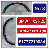 Rear Right Wheel Arch (EYEBROW) 51777210084 Compatible With BMW X3 F25 Tag-EY-08