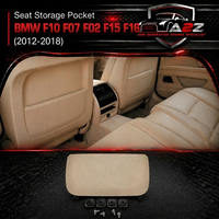 Seat Storage Pocket Compatible with BMW 5 Series F10 2013-2017 Gt F07 2014-2018 7 Series F02 2012-2015 X5 F15 2014-2018 X6 F16 2014-2018 Seat Storage Pocket Cover Beige Model C 52107319071