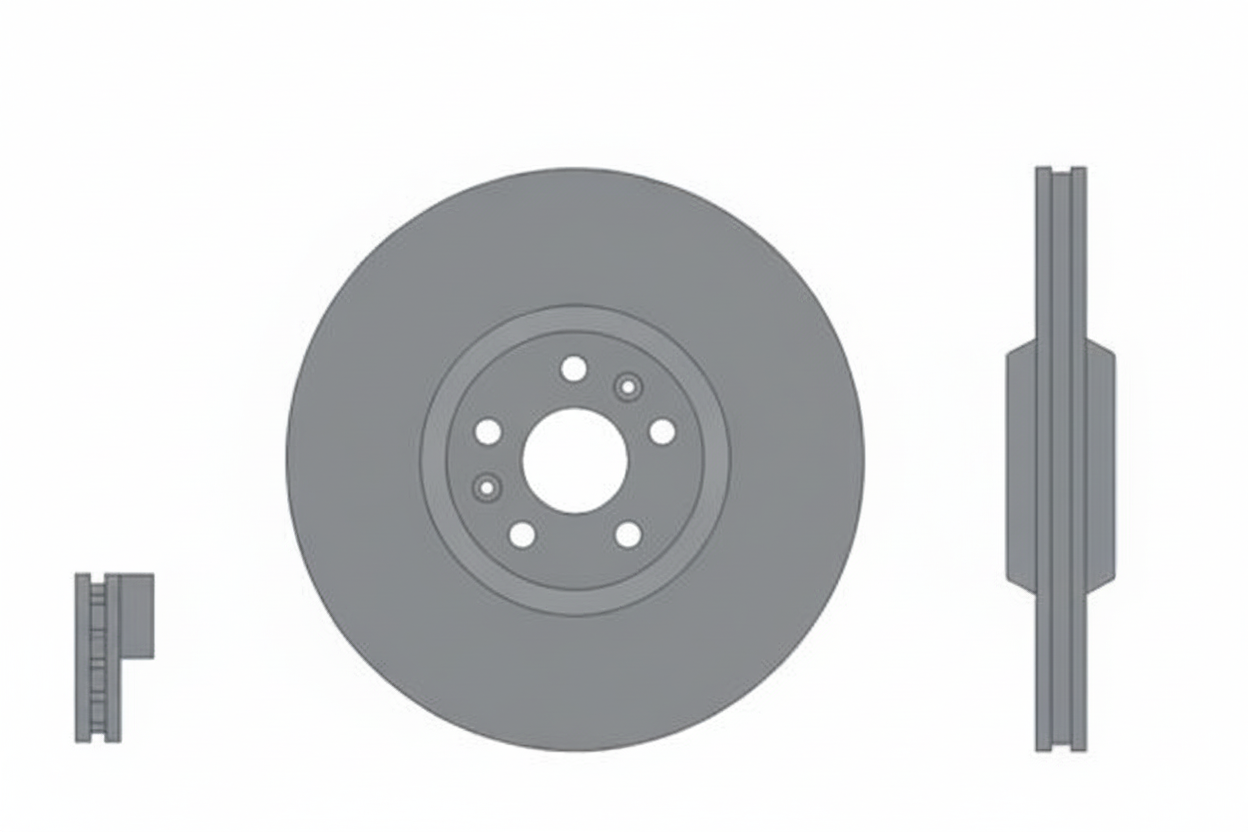 Front Brake Disc 92289805 Compatible With VOLVO XC40