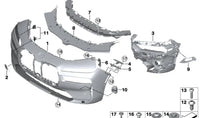 Front Bumper 51115A45BF7 Compatible With BMW G70 (2022)