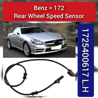 Rear Left ABS Wheel Speed Sensor 1725400617 A1725400617 Compatible With MERCEDES-BENZ SLC R172 & SLK R172