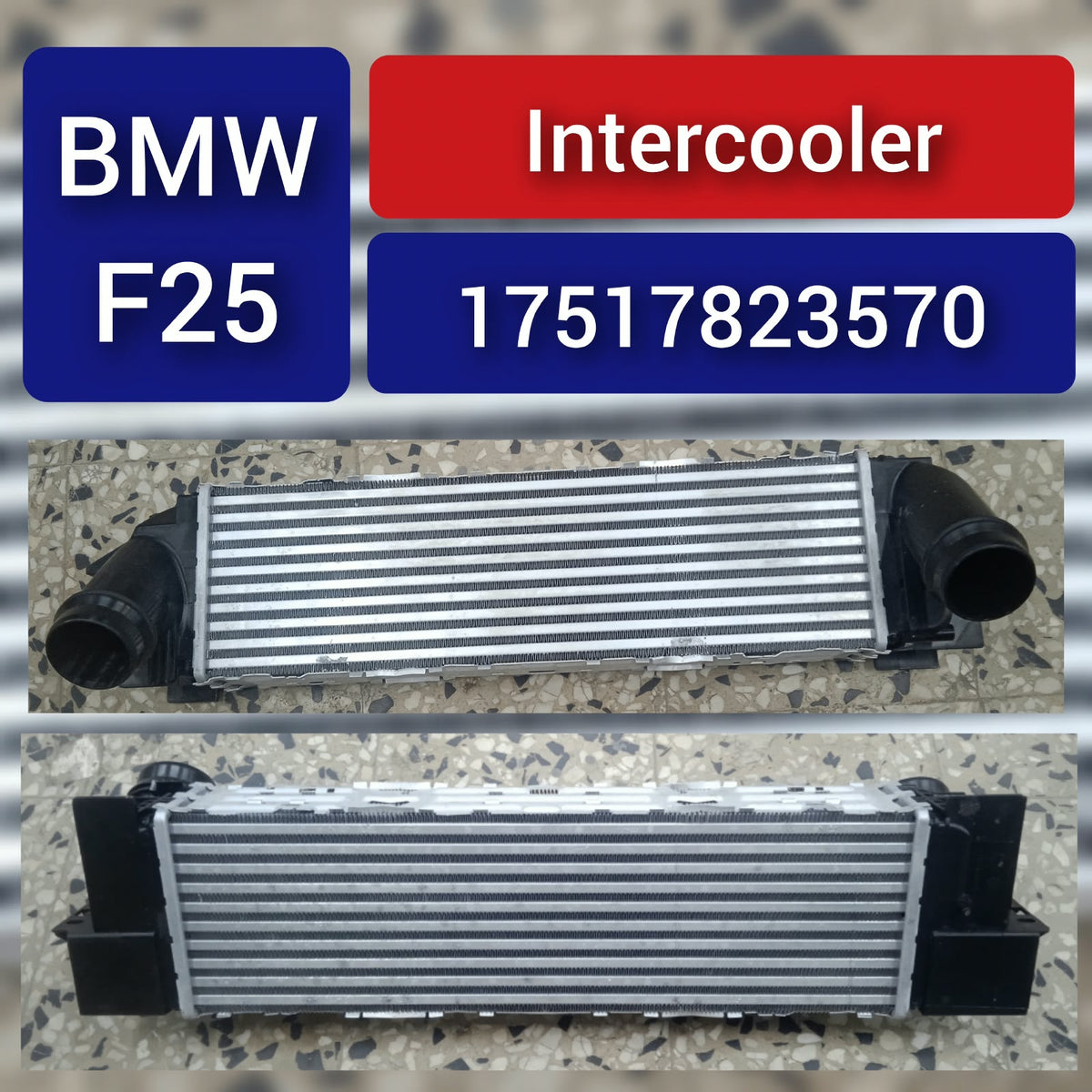Radiator Intercooler 17517823570 Compatible With BMW F25 F26 M47