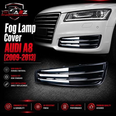 Fog Lamp Cover Left 4H0807679K & Right 4H0807680K Compatible With AUDI A8 (2009-2013) Tag No.61