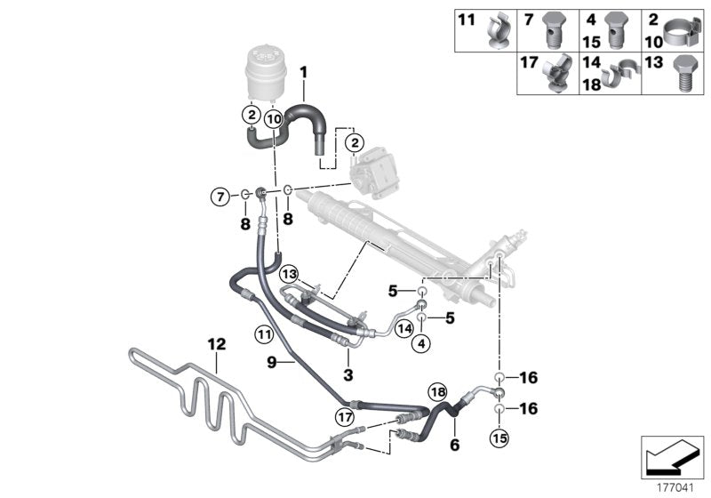 Directional Oil Pipe 32416796324 32414035330 32416764766 32416771106 32416775530 Compatible With BMW E90