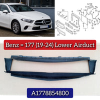 Lower Air Duct 1778854800 Compatible With Mercedes Benz