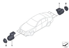Parking Distance Control Sensors 66209162930 For BMW 3 Series E90, X1 E84 & MINI R56 Tag-PS-27