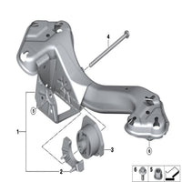 Rear Engine Transmission Gearbox Mount 22316764212 22316771743 Compatible With  BMW X5 E53