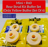 Rear Strut Kit Buffer Set (Only Yellow Buffer (Set Of 6) Left 33509807871 Right 33509807872  Compatible With MINI R60