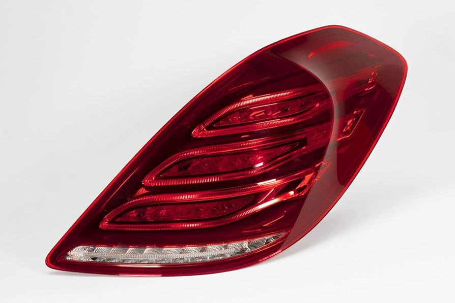 Tail Light Rear Lamp Compatible With MERCEDES-BENZ S-CLASS (W222, V222, X222) 2015-2017 Tail Light Rear Lamp Left A2229065401  & Right A2229065501