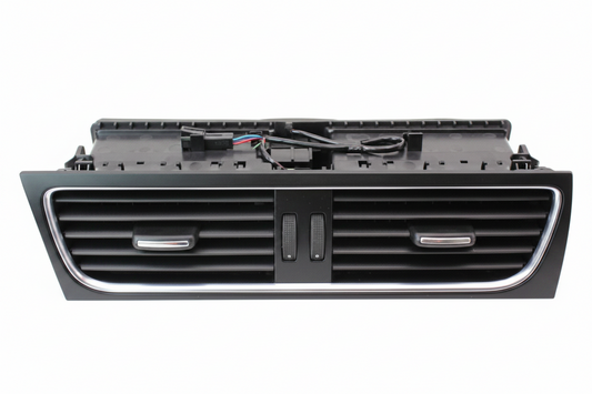 Black Ac Vent Grille Assembly Center &  Right & Left Compatible With Audi A4