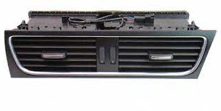 Audi A4 Black AC Vent Grille Assembly Center Right Left Set