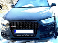 RSQ3 Quattro Black Honeycomb Show Grill Compatible With Audi = Q3 (2012-15) Tag No.130