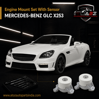 Engine Mount Set With Sensor Compatible With MERCEDES-BENZ GLC X253  Engine Mount Left A2532400700 & Right A2532400800