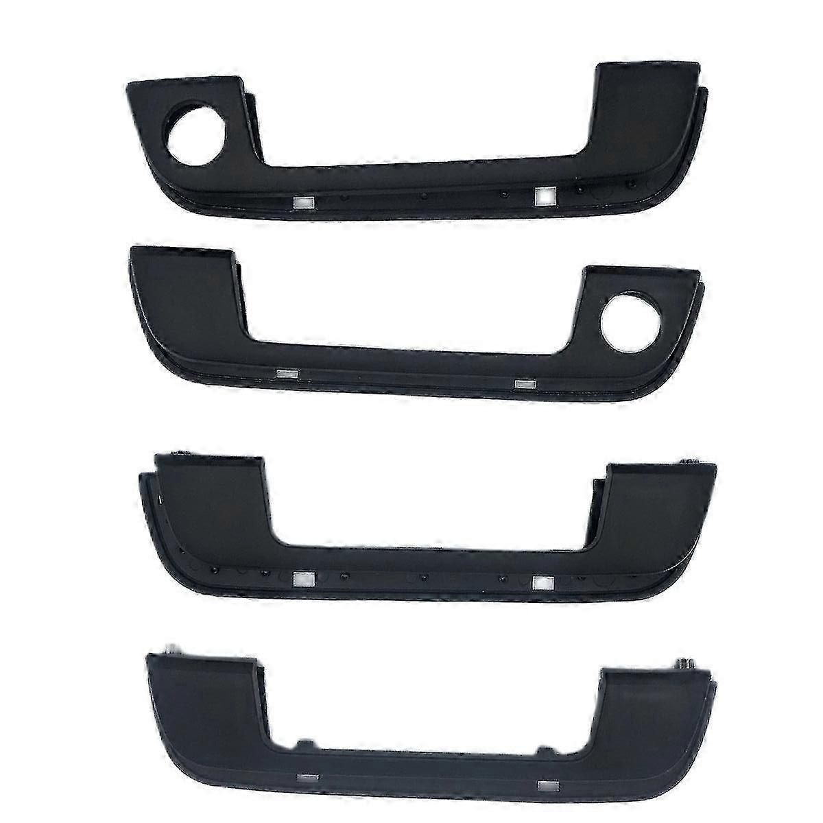 Door Handle Set (Set Of 4) Lift 51218122441 & Right 51218122442 Compatible With BMW  5 Series E34 (1995-98)
