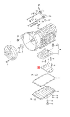 Transmission Filter Gasket Set  EG855HD345 & 09D325429 & HX160KIT Compatible With AUDI Q7 (4LB) & PORSCHE CAYENNE (9PA) Tag.290