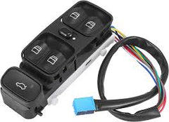 Mercedes-Benz E-CLASS W203 10-Wire Window Black Switch Compatible with 203/209 A2038210679 Tag-SW-08