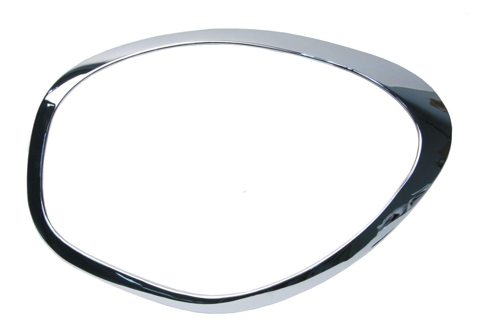 Headlight Chrome Bezel Ring Trim Left 51132254023  & Right 51132254024 Compatible With MINI R60 (Glossy Black 2010-2016)