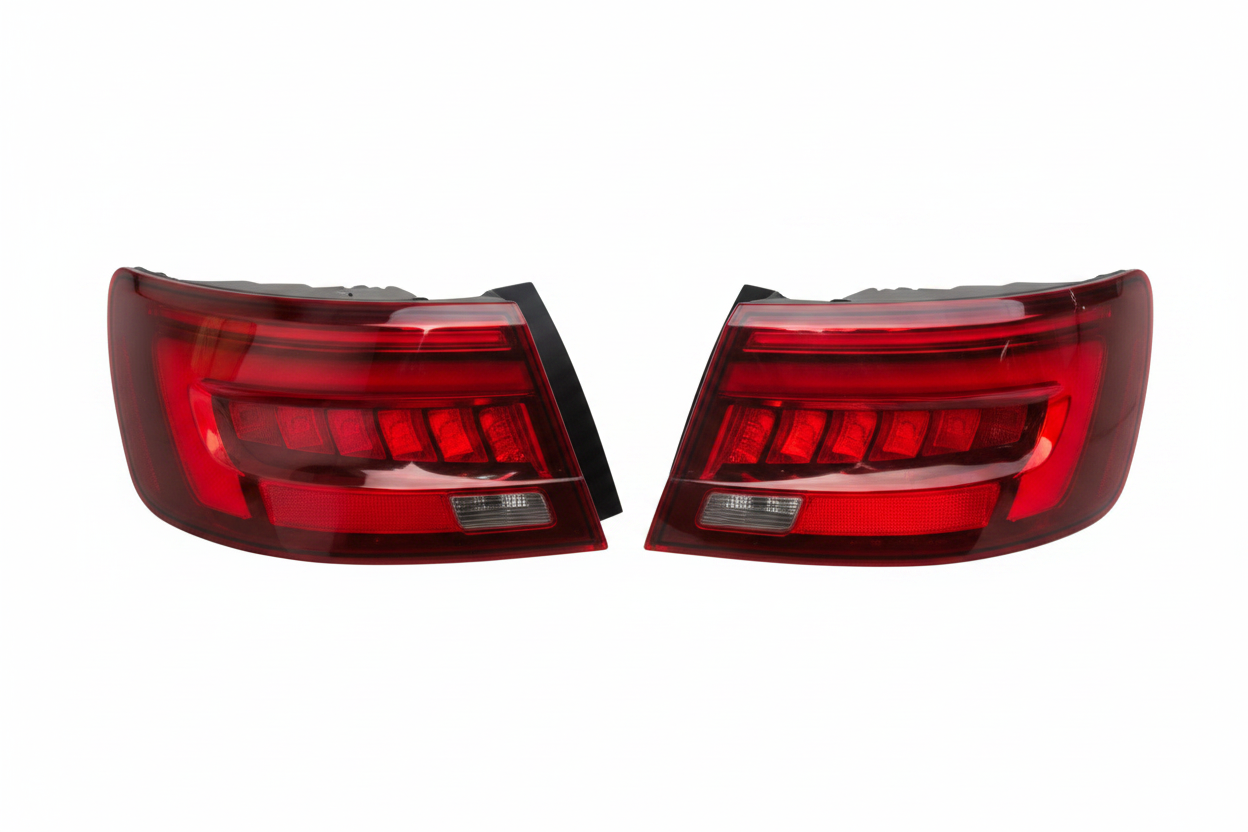 Tail Light Rear Lamp Compatible With AUDI A4 B9 (8W2, 8WC) | A4 / S4 2016 Tail Light Rear Lamp Left  8W5945091G  8W5945091E & Right 8W5945092G 8W5945092E Tag No.161