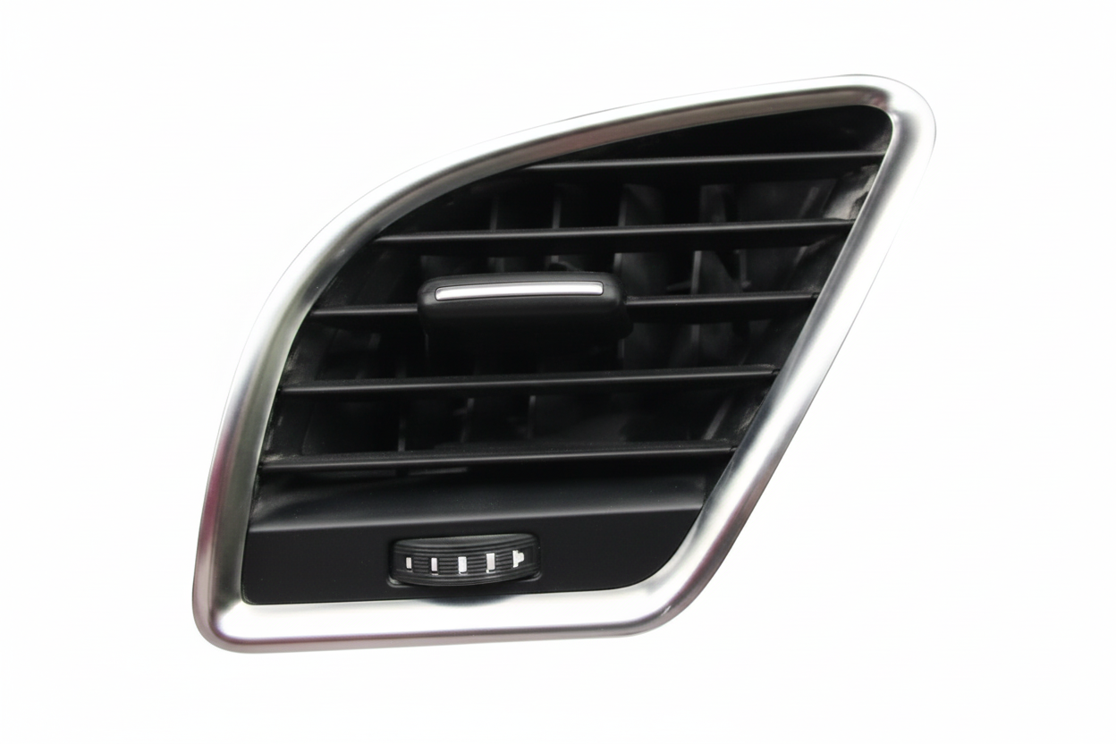 Black Ac Vent Grille Assembly Center &  Right & Left Compatible With Audi A4