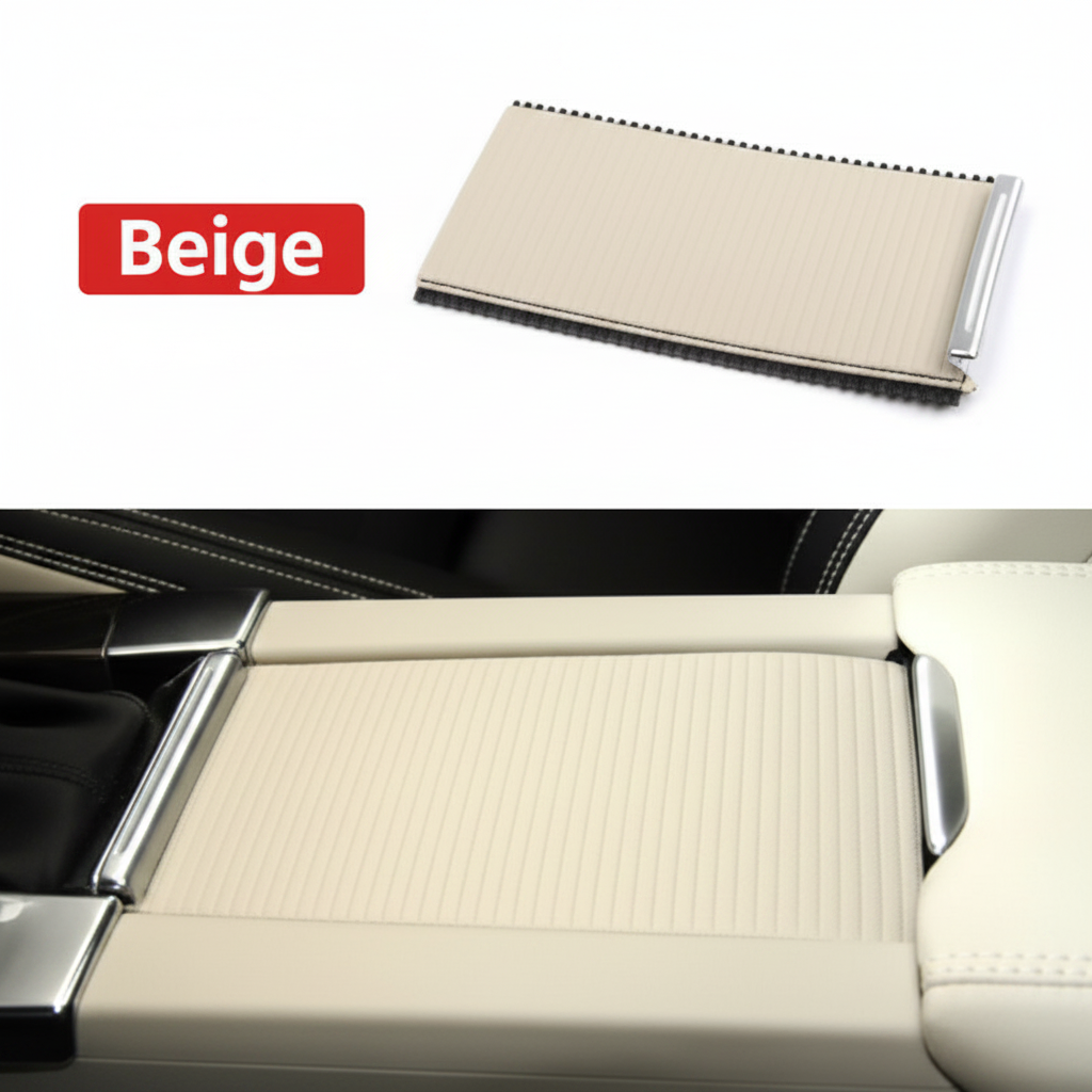 Biege Central Console Drink Water Cup Holder Cover Shutter Roller Trim 39868875 Compatible With VOLVO XC60