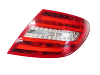Tail Light Rear Lamp Compatible With MERCEDES-BENZ C-CLASS (W204) (2011-2014) Tail Light Rear Lamp Left 2049060203 A2049060203 2048205464 A2048205464 & Right 2049060503 A2049060503 2048202764 A2048202764Tag-TLM-101